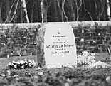 Photograph of memorial stone for victims of the 1988 bombing of Pan Am Flight 103 over Lockerbie, Scotland.