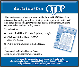 Get the Latest From OJJDP