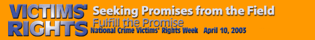 Seeking "Promises" From the Field banner