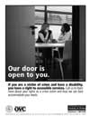 Thumbnail of our door is open to you poster.