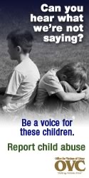 Child Abuse NCVRW 2008 Awareness Campaign Web Banner Ad