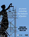 April 6-12, 2014. 2014 NCVRW Resource Guide. '30 Years: Restoring the Balance of Justice'