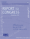 Report to Congress 1999 cover
