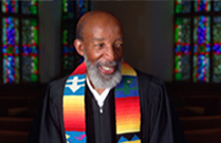 Photo of African-American clergyman.