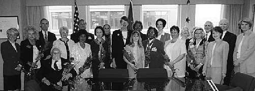 Photograph of 1999 National Crime Victim Service Award recipients.
